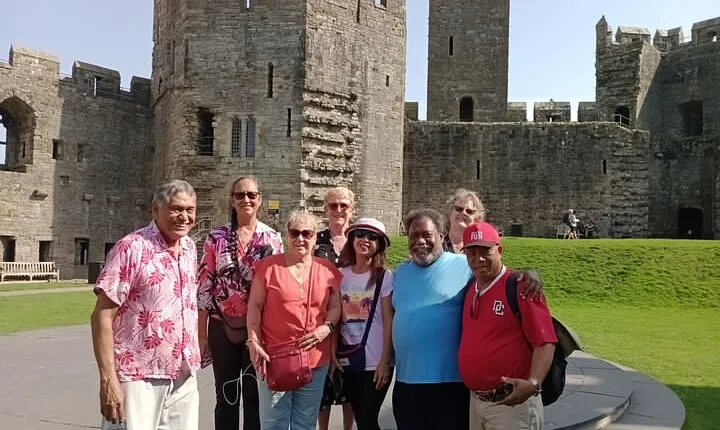 Small group Holyhead shore excursion in Caernarfon castle