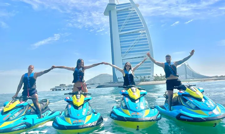 Dubai: 30min Jet Ski: Burj Al Arab w Pics, Videos, free Ice Cream
