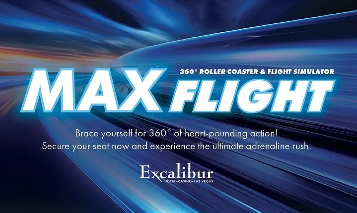 Max Flight Simulator at Excalibur Hotel and Casino