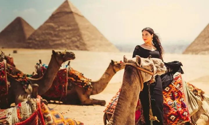 Private Giza pyramid,sphinx, Mummification temple& inside pyramid
