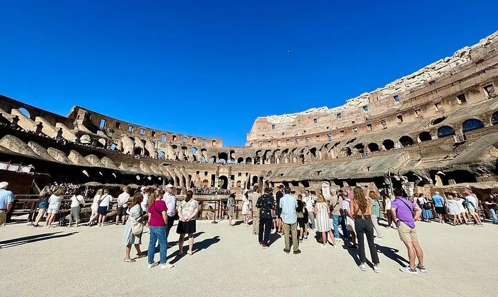 Colosseum, Forum, Palatine Hill with Arena Access and Audio Guide