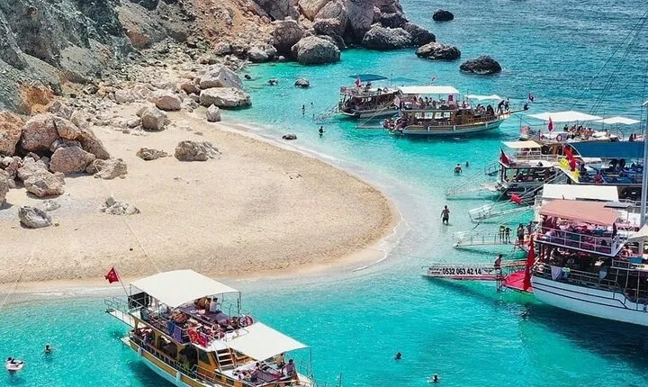 Suluada Boat Tour with Lunch & Roundtrip Transfer from Antalya