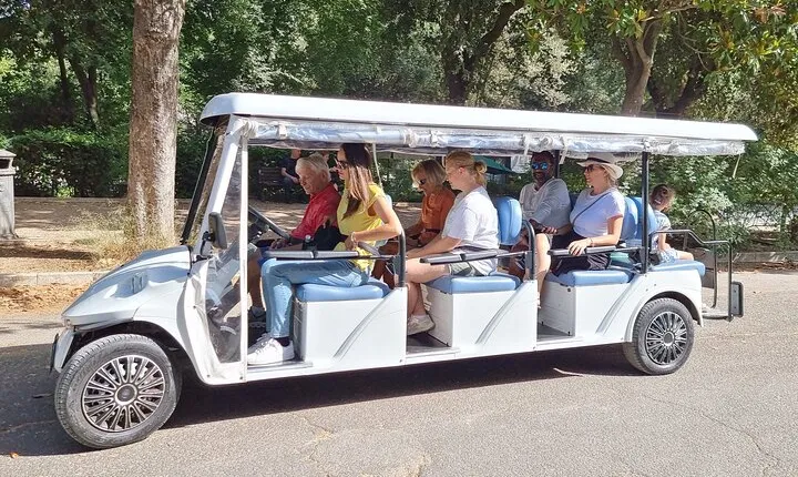 Rome Golf Cart Tour from Villa Borghese Gardens