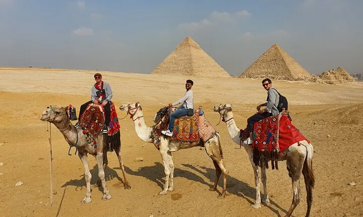 Half-Day Great Pyramid and Sphinx Tour with Camel Ride from Cairo