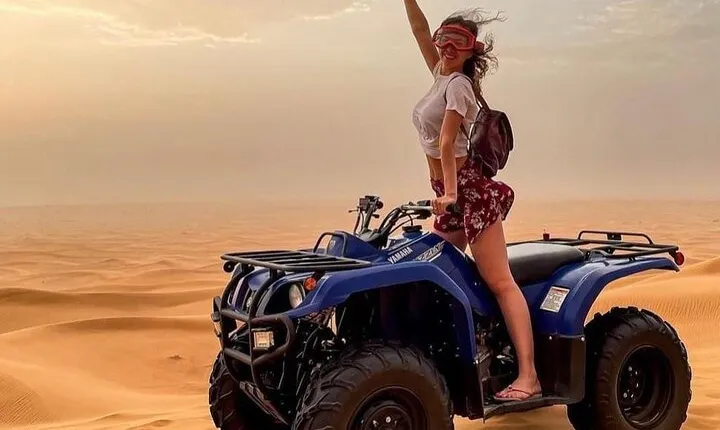 Evening Red Dunes Safari with Quad Biking, BBQ Dinner & LiveShows