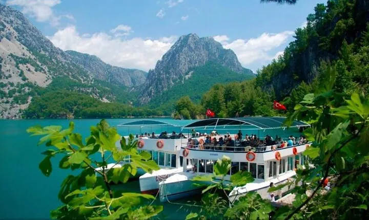 Green Canyon Boat Tour with Lunch and Soft Drinks from Antalya