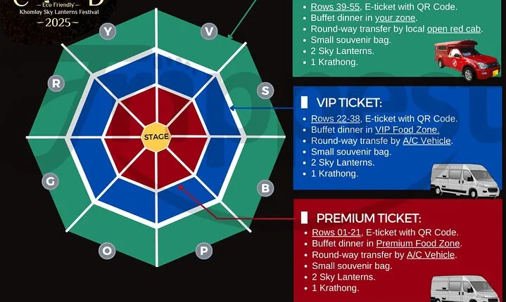 Chiang Mai CAD Khomloy Sky Lantern Festival 2025 Official Ticket