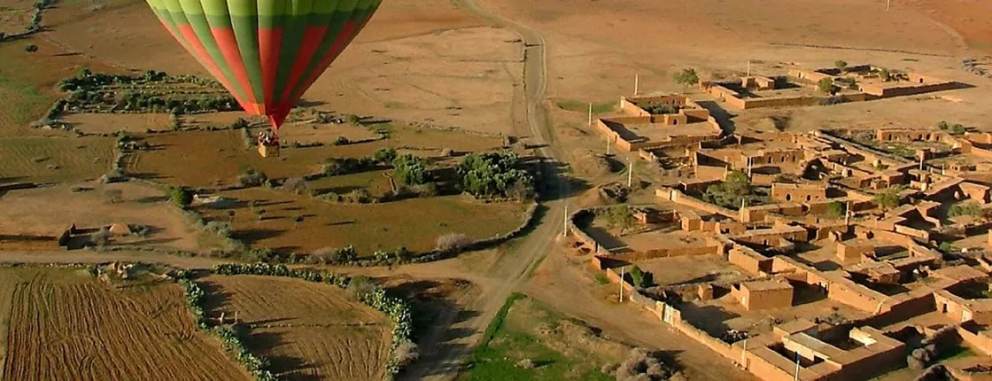 Marrakech hot-air balloon experience with breakfast in a Berber Haima