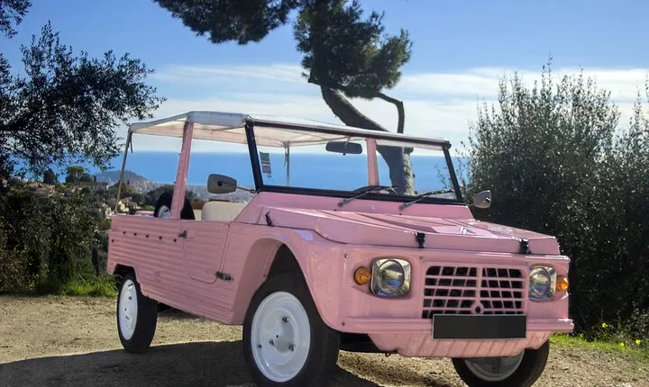 Private excursion departing from Nice in Mehari destination Gourdon