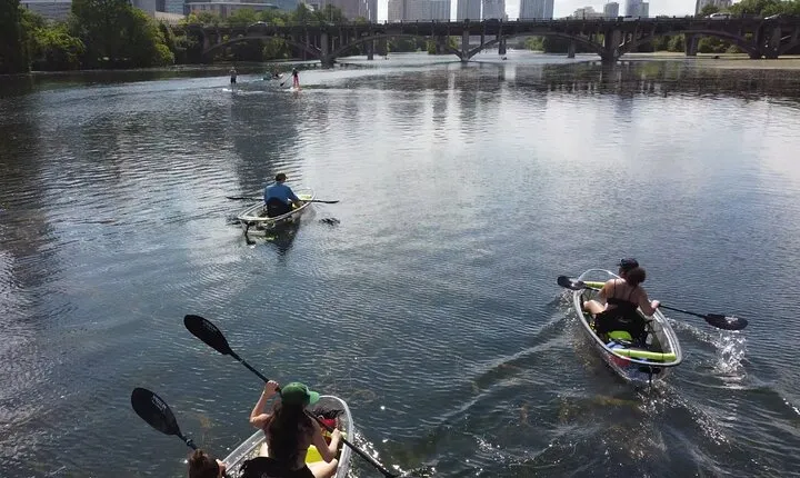 Downtown Austin Skyline Clear Kayak Tour at Lady Bird Lake
