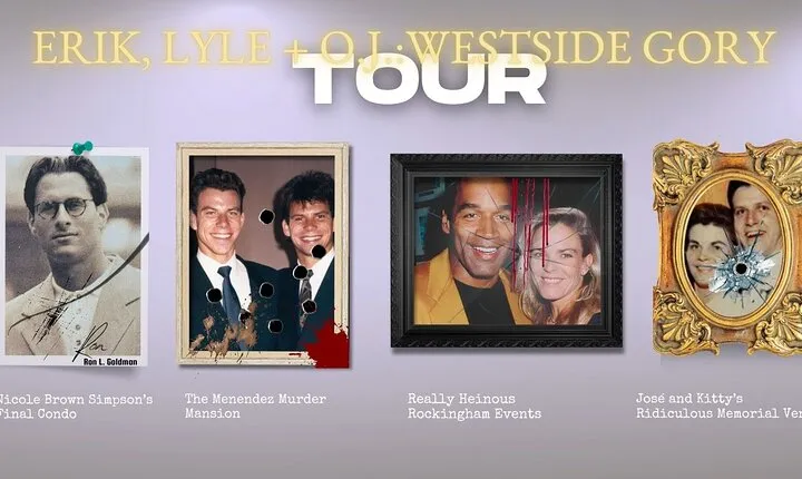 Erik, Lyle and OJ Westside Gory Funeral Limo Tour of West LA