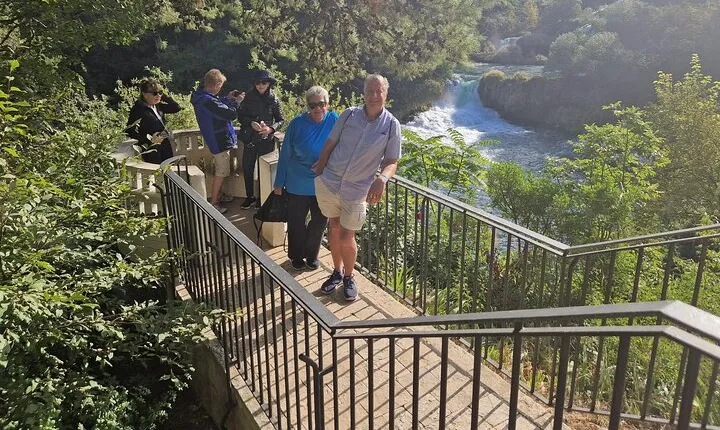Private Krka Waterfalls with Wine and Prosciutto Shore Excursion