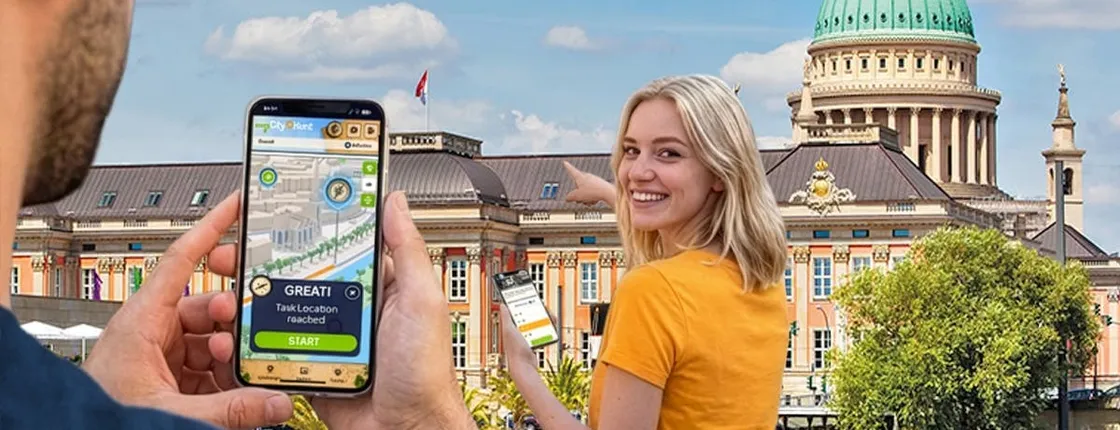 Self-guided digital scavenger hunt in Potsdam
