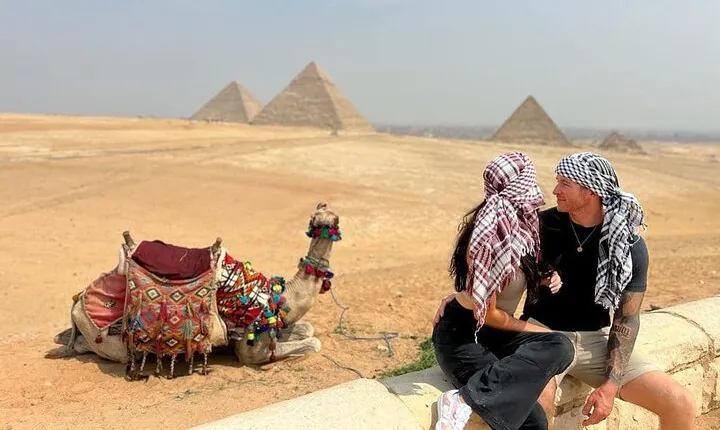 VIP Giza Pyramids, Sphinx, Lunch,Camel Ride & inside 3rd pyramid