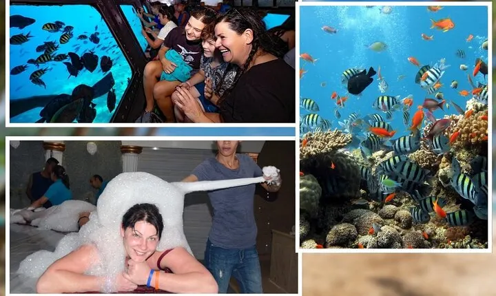Conquest Semi Submarine Snorkeling Trip & Turkish Bath - Hurghada