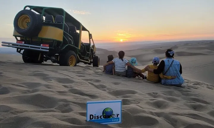 Sunset at the Oasis of Huacachina