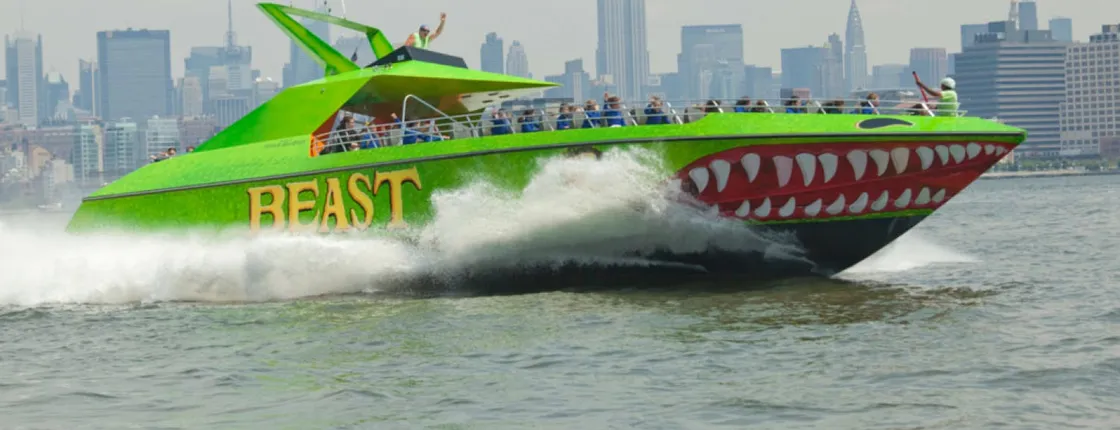 The BEAST speedboat ride in New York