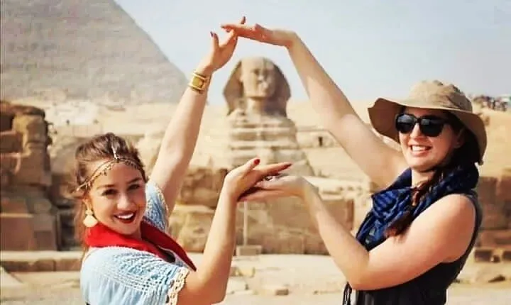 Giza Pyramids, Sphinx, Memphis, Saqqara PyramidsPrivate Day Tour
