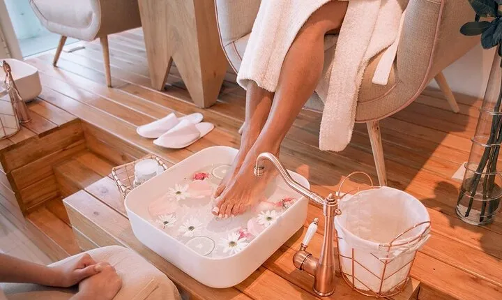 Luxurious Bedicure with Salt Scrub, and Deep Cleansing - Hurghada