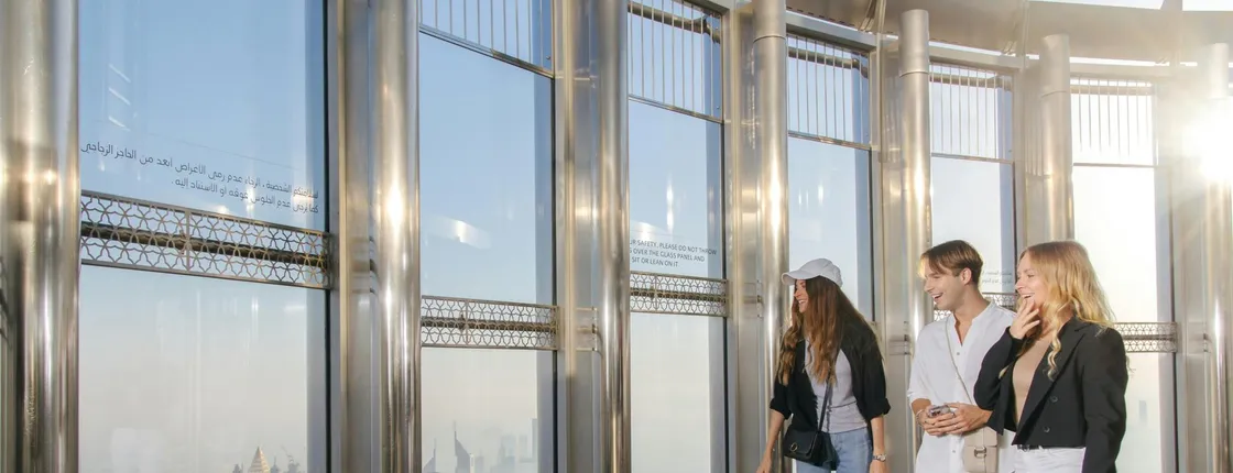 Burj Khalifa tickets: levels 124 and 125