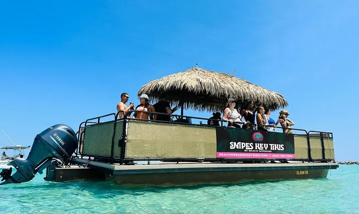 Tiki Party Boat with Slide from Key West