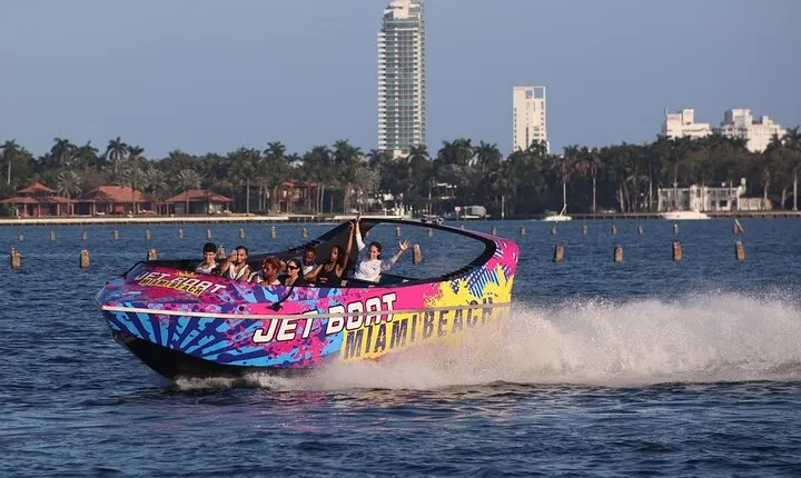 Miami Beach Speedboat Sightseeing Jet Boat Tour