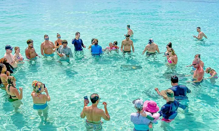 FUN family tour StingrayCity Sandbar,Coral Garden Starfish Beach