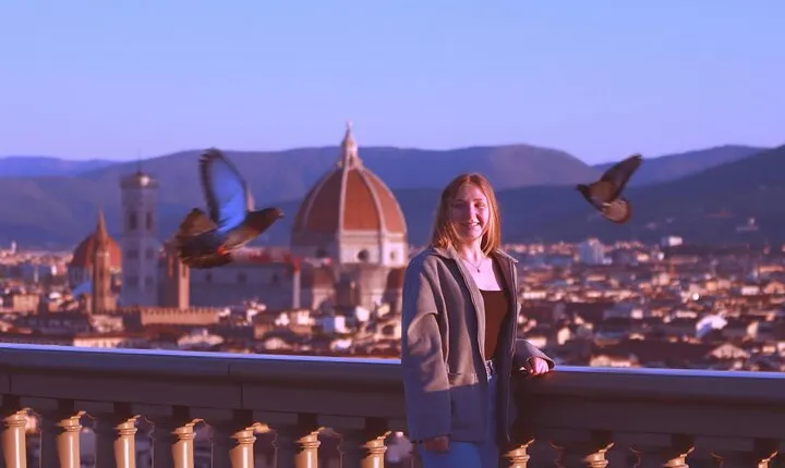 Breathtaking Memories Photoshoot at Piazzale Michelangelo