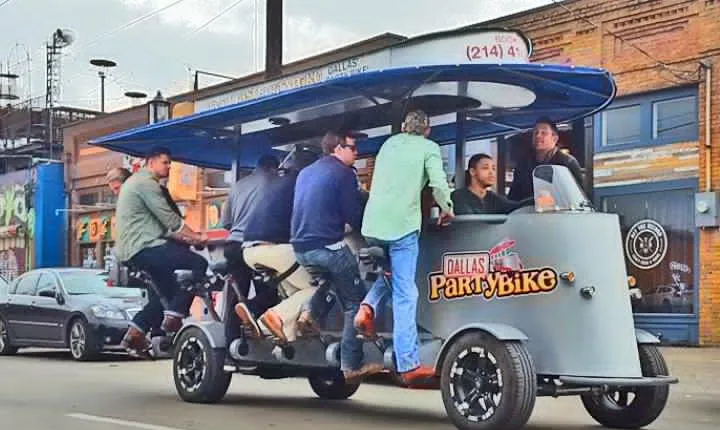 Private Dallas Party Bike Rental in Deep Ellum