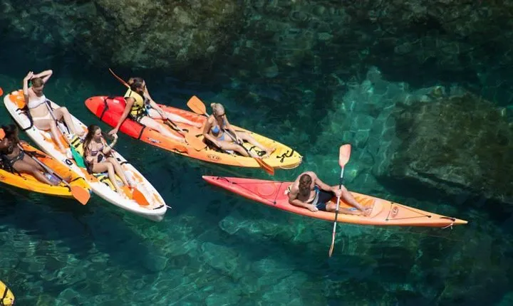 Costa Brava Kayaking and Snorkeling Small Group Tour with Lunch