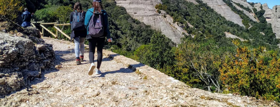 Montserrat Natural Park Hiking and Monastery