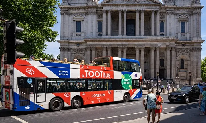 London Tootbus Hop-on Hop-off (Optional Thames Cruise)