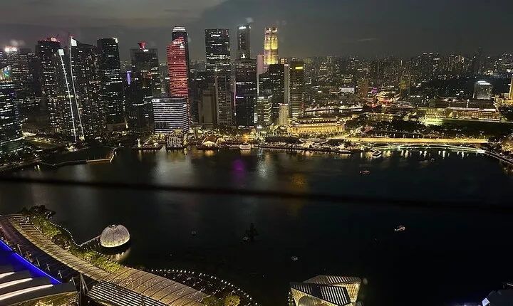 Marina Bay Sand Observatory and Singapore Skyline History Tour