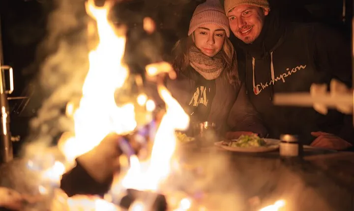 Dinner with Northern Light hunt in Rovaniemi