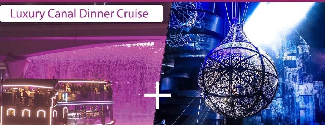 Luxury Dubai canal cruise and La Perle Silver Pass Combo