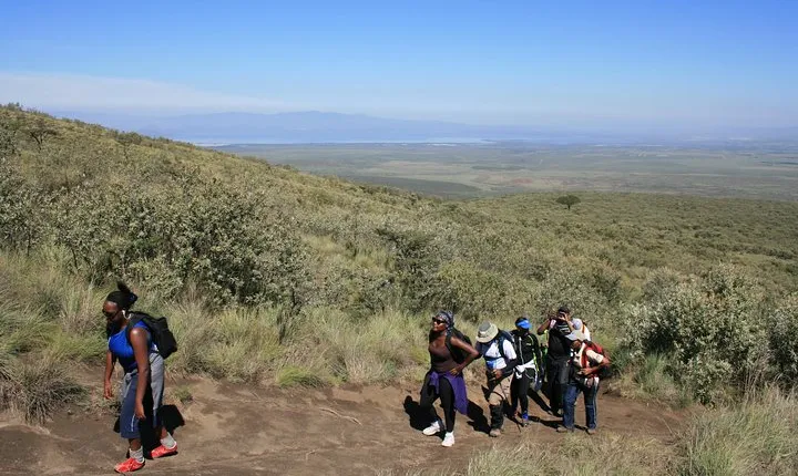 Mt. Longonot Hiking with a boat ride in lake Naivasha guided tour from Nairobi