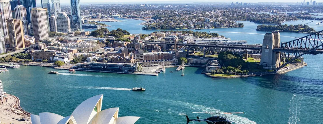 Sydney harbour 20 minutes scenic flight