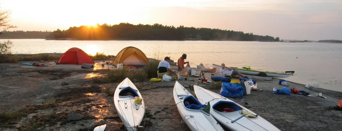 Stockholm archipelago: overnight kayaking and camping trip