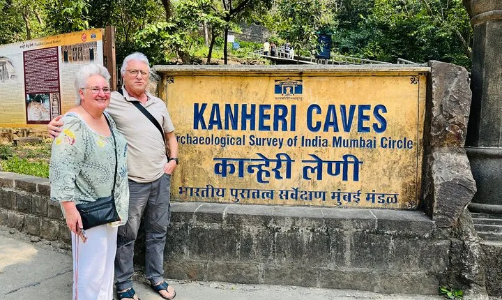 Kanheri Caves and Global Pagoda Temple Guided Tour with Transport