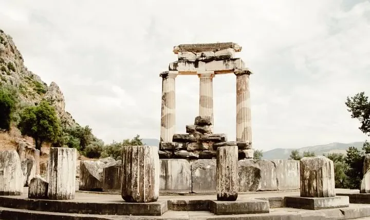 Explore the mystical ruins in Delphi, Greece