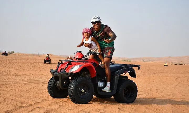 Premium Dubai Desert Safari and Quad Bike Ride