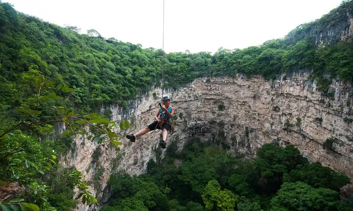 Chiapas Rappel Adventure at Sima de las Cotorras
