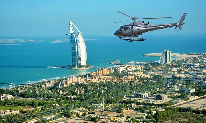 Dubai Helicopter Tour with Optional Private Hotel Transfers