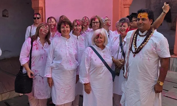 Traditional Holi Celebration in Agra