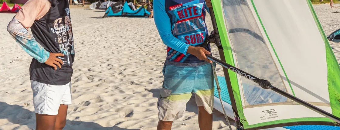 2-hour private windsurfing class in Aruba