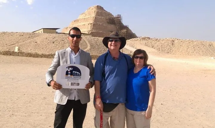 Private Day Tour to Giza Pyramids, Sphinx, Sakkara and Memphis