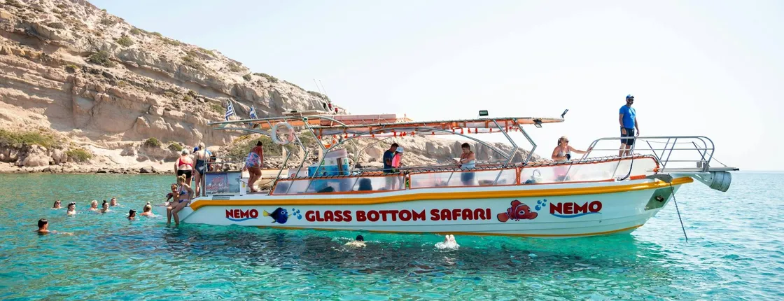 Gulf of Kefalos Glass Bottom Boat Tour