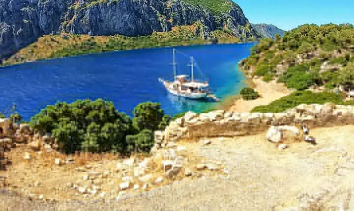 High Quality All Inclusive, Aegean Island Boat trip from Marmaris