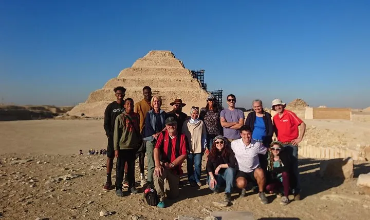 Saqqara and Giza Pyramids