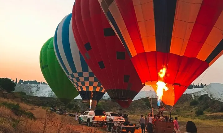 Hot Air Balloon Flight in Pamukkale